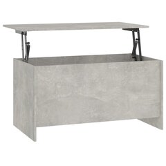 vidaXL Sohvapöytä betoninharmaa 102x55,5x52,5 cm tekninen puu hinta ja tiedot | Sohvapöydät | hobbyhall.fi