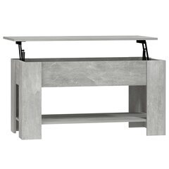 vidaXL Sohvapöytä betoninharmaa 101x49x52 cm tekninen puu hinta ja tiedot | Sohvapöydät | hobbyhall.fi