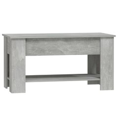 vidaXL Sohvapöytä betoninharmaa 101x49x52 cm tekninen puu hinta ja tiedot | Sohvapöydät | hobbyhall.fi