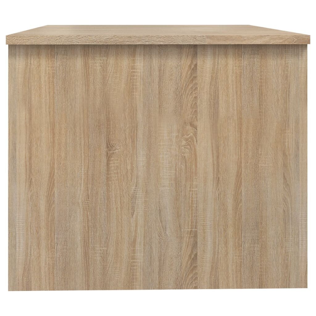 vidaXL Sohvapöytä Sonoma-tammi 80x50x42,5 cm tekninen puu hinta ja tiedot | Sohvapöydät | hobbyhall.fi