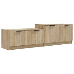 vidaXL TV-taso Sonoma-tammi 158,5x36x45 cm tekninen puu hinta ja tiedot | TV-tasot | hobbyhall.fi