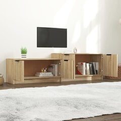 vidaXL TV-taso Sonoma-tammi 158,5x36x45 cm tekninen puu hinta ja tiedot | TV-tasot | hobbyhall.fi