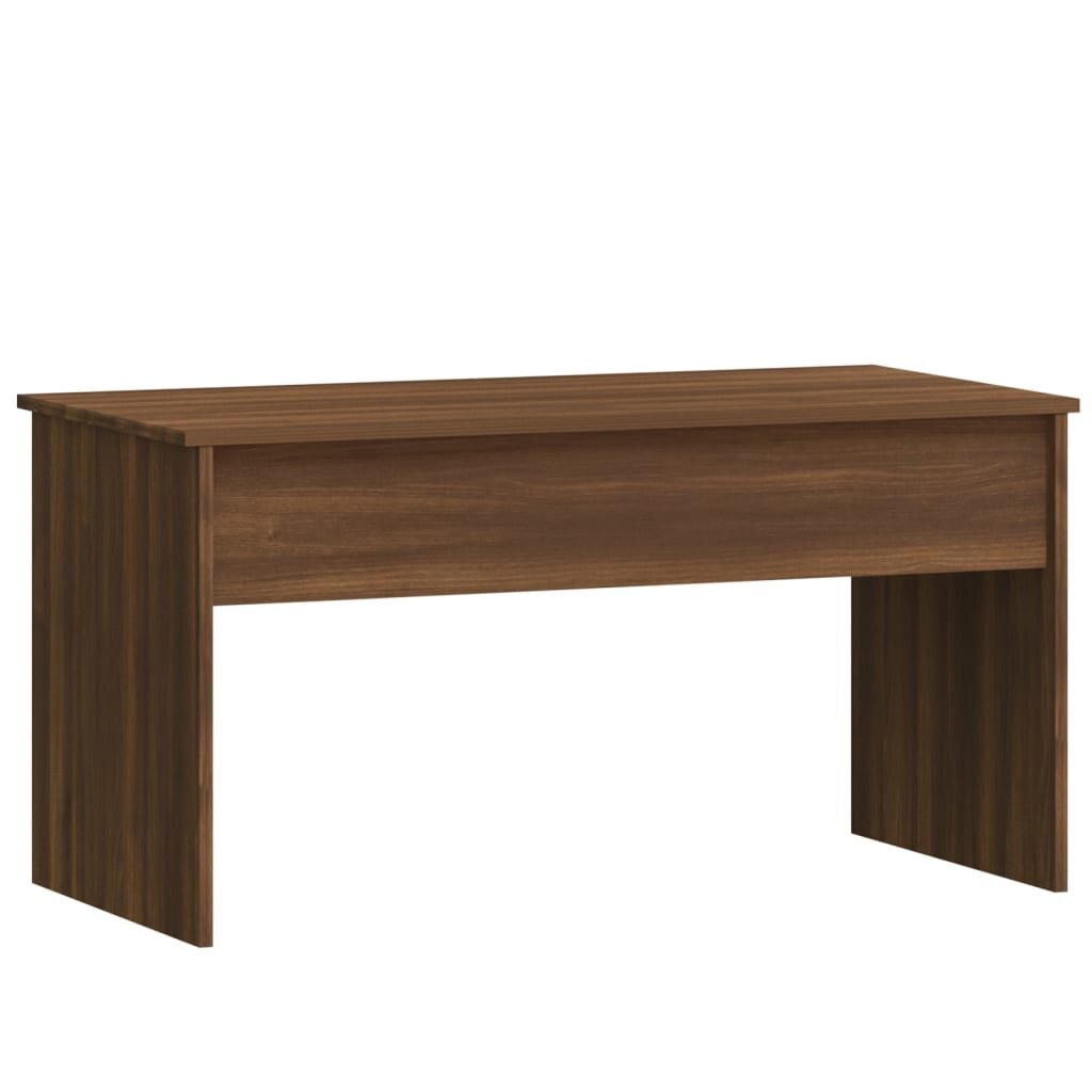 vidaXL Sohvapöytä ruskea tammi 102x50,5x52,5 cm tekninen puu hinta ja tiedot | Sohvapöydät | hobbyhall.fi