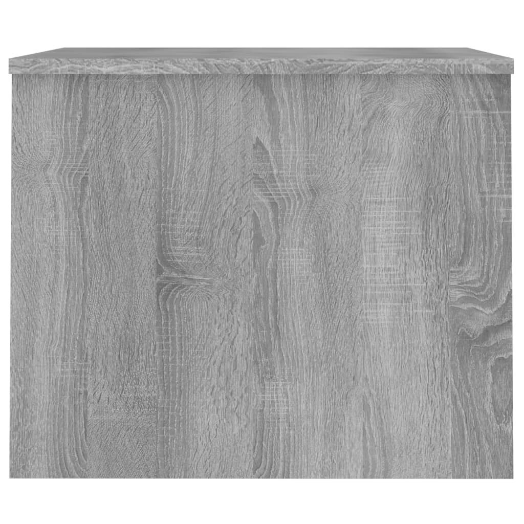 vidaXL Sohvapöytä harmaa Sonoma 80x50,5x41,5 cm tekninen puu hinta ja tiedot | Sohvapöydät | hobbyhall.fi