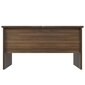 vidaXL Sohvapöytä ruskea tammi 80x50x42,5 cm tekninen puu hinta ja tiedot | Sohvapöydät | hobbyhall.fi