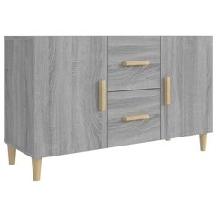 vidaXL Senkki harmaa Sonoma 100x36x60 cm tekninen puu hinta ja tiedot | Olohuoneen kaapit ja lipastot | hobbyhall.fi