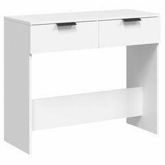 vidaXL Konsolipöytä valkoinen 90x36x75 cm tekninen puu hinta ja tiedot | Sivupöydät | hobbyhall.fi