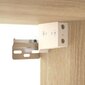 vidaXL Riippuva seinäkaappi Sonoma-tammi 69,5x34x90 cm hinta ja tiedot | Olohuoneen kaapit ja lipastot | hobbyhall.fi