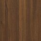 vidaXL Riippuva seinäkaappi ruskea tammi 69,5x34x90 cm hinta ja tiedot | Olohuoneen kaapit ja lipastot | hobbyhall.fi