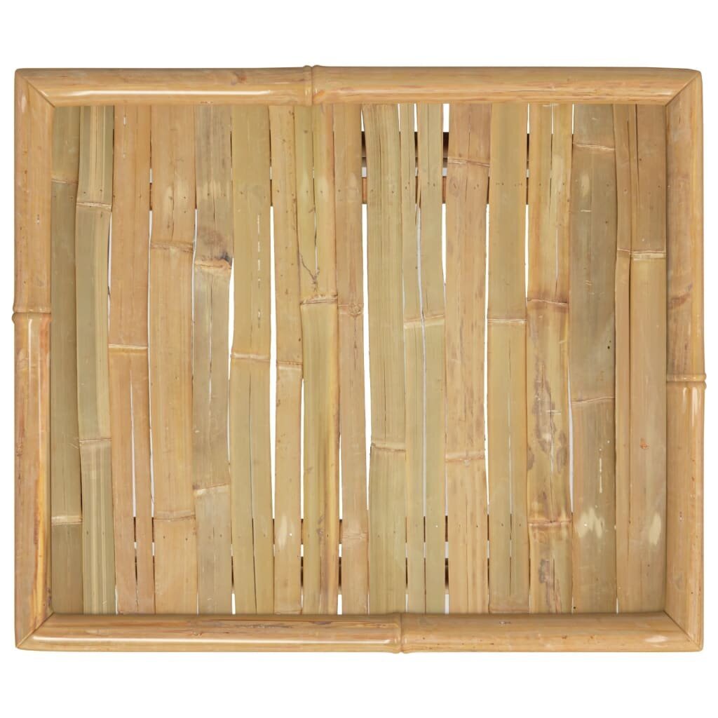 vidaXL Puutarhapöytä 65x55x30 cm bambu hinta ja tiedot | Puutarhapöydät | hobbyhall.fi