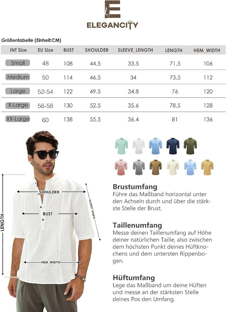 Miesten puuvillainen T-paita Elegancity, harmaa hinta ja tiedot | Miesten T-paidat | hobbyhall.fi