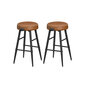4 tuolia, Vasagle, ruskea hinta ja tiedot | Ruokapöydän tuolit | hobbyhall.fi