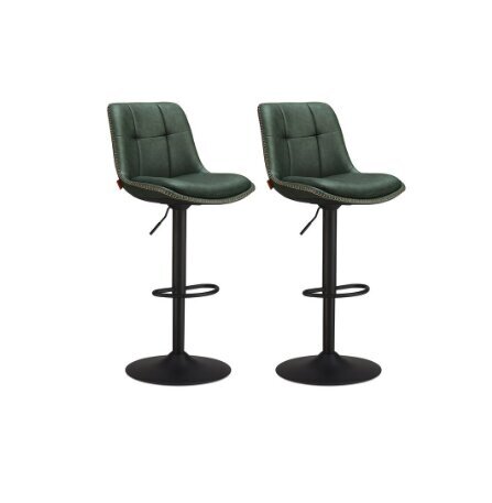 2-osainen tuolisarja, Vasagle, vihreä hinta ja tiedot | Ruokapöydän tuolit | hobbyhall.fi