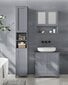 Kylpyhuonekaappi, Vasagle, harmaa hinta ja tiedot | Kylpyhuonekaapit | hobbyhall.fi