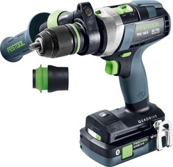 Festool Akkuiskuporakone TPC 18/4 5,2/4,0 I-Plus QUADRIVE 575605 hinta ja tiedot | Akkuporakoneet ja ruuvinvääntimet | hobbyhall.fi