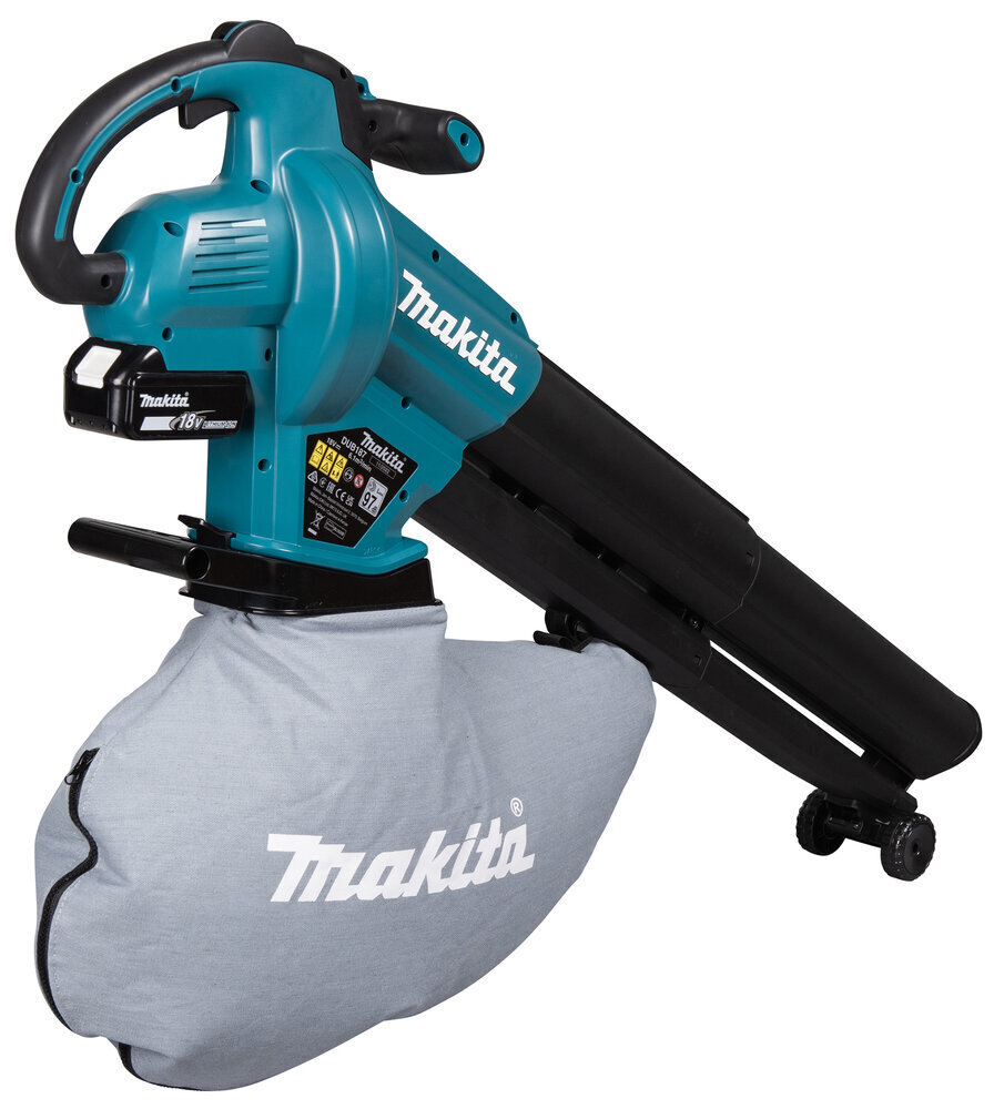 Langaton lehtipuhallin Makita DUB 187 RF 18 V, akulla 3,0 Ah ja laturilla hinta ja tiedot | Oksasilppurit, lehtipuhaltimet | hobbyhall.fi