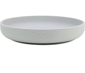 Silikonilautanen Moomin Silicone, harmaa, 4+ kk hinta ja tiedot | Moomin Vauvan ruokailutarvikkeet | hobbyhall.fi