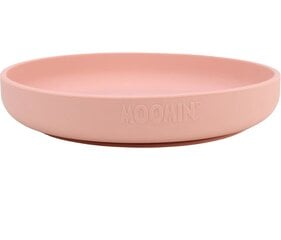 Silikonilautanen Moomin Silicone, vaaleanpunainen, 4+ kk hinta ja tiedot | Moomin Lapset | hobbyhall.fi