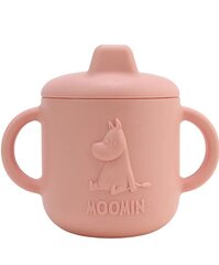 Silikoninen kuppi Muumi, vaaleanpunainen, 4+ kk hinta ja tiedot | Moomin Vauvan ruokailutarvikkeet | hobbyhall.fi