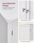 Kylpyhuonekaappi, Vasagle, 30x60x110 cm, valkoinen hinta ja tiedot | Kylpyhuonekaapit | hobbyhall.fi