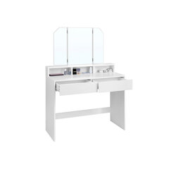 Kylpypöytä Songmics, 100x40x142 cm, valkoinen hinta ja tiedot | Peilipöydät | hobbyhall.fi