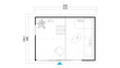 Vierasmaja Murano2 11,7 m² + makuukerros ja alumiinirunkoinen liukuovi ja ikkuna hinta ja tiedot | Piharakennukset | hobbyhall.fi