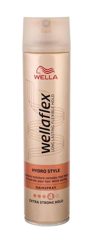 Wella Wellaflex Hydro Style hiuslakka 250 ml hinta ja tiedot | Kampaamotuotteet | hobbyhall.fi