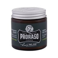 Parranajoa edeltävä voide Proraso Cypress & Vetyver, 100 ml hinta ja tiedot | Parranajo ja karvanpoisto | hobbyhall.fi