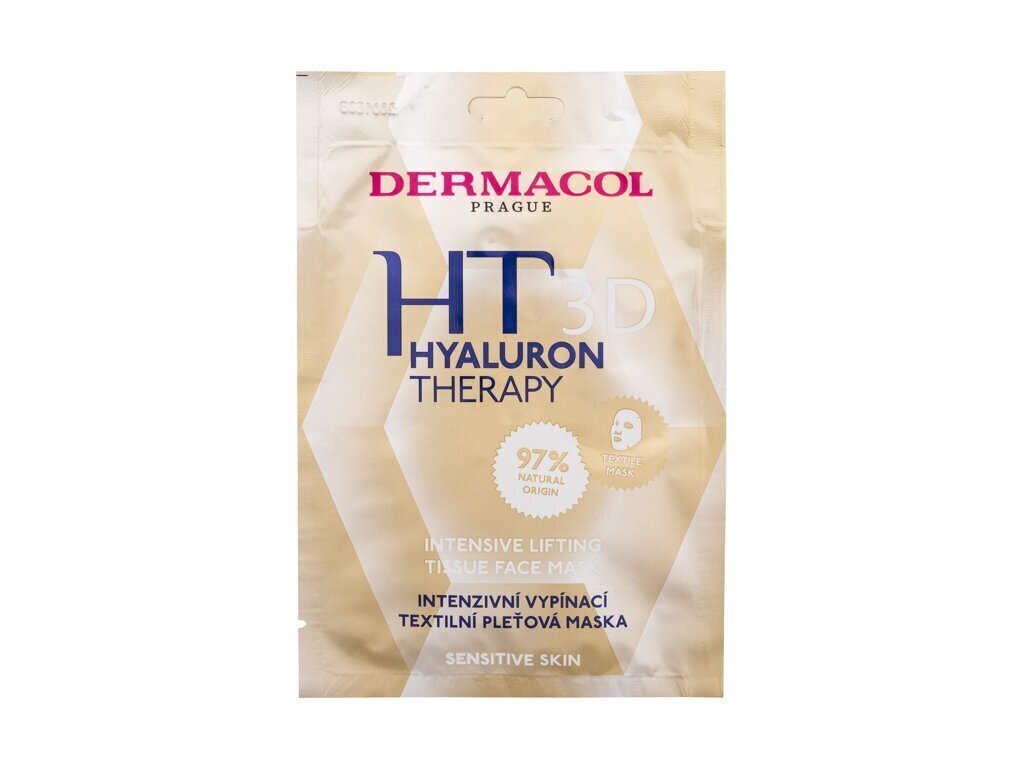 Kasvonaamio herkälle iholle Dermacol 3D Hyaluron Therapy Revitalizing Peel-Off, 15 ml hinta ja tiedot | Kasvonaamiot ja silmänalusaamiot | hobbyhall.fi