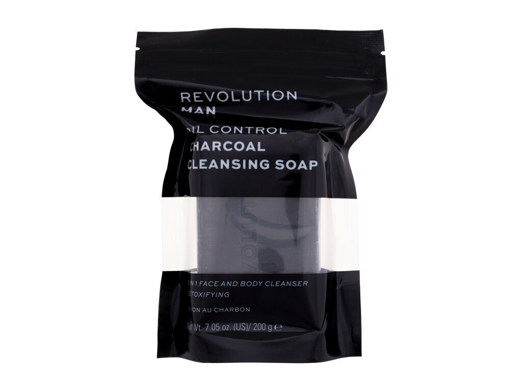 Soap Revolution Man Charcoal Solid miehille, 200 g hinta ja tiedot | Saippuat | hobbyhall.fi