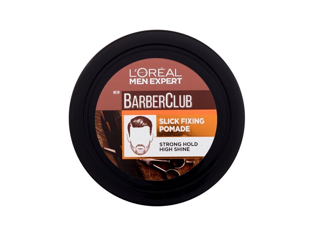 L'Oreal Paris Men Expert Barber Club Slicked Hair Wax miehille, 75 ml hinta ja tiedot | Kampaamotuotteet | hobbyhall.fi