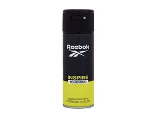 Deodorantti Reebok Inspire Your Mind miehille, 150 ml hinta ja tiedot | Deodorantit | hobbyhall.fi