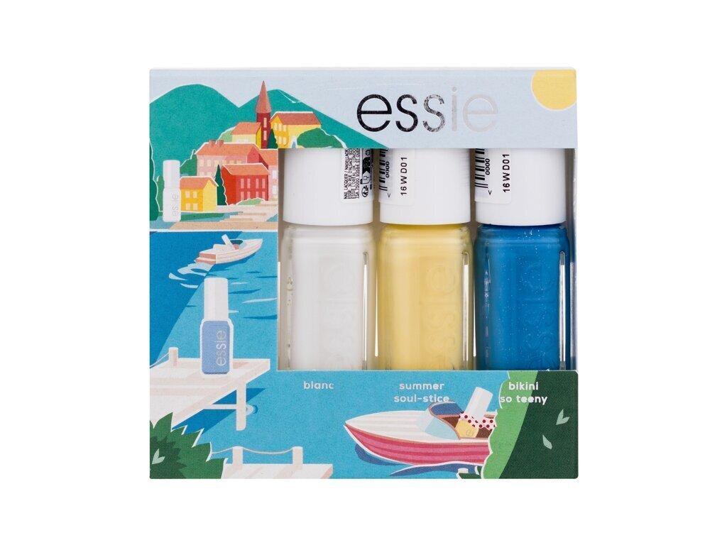 Essie Summer Mini Trio kynsilakkasetti, 3 kpl. hinta ja tiedot | Kynsilakat ja kynsienhoitotuotteet | hobbyhall.fi