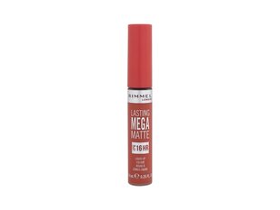 Huulipuna Rimmel London Lasting Mega Matte nestemäinen huulipuna, Scarlet Flames, 7,4 ml hinta ja tiedot | Huulipunat, huulikiillot ja huulirasvat | hobbyhall.fi