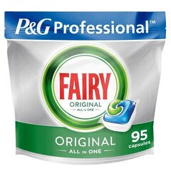FAIRY Professional ORIGINAL astianpesukonekapselit, 95 kpl hinta ja tiedot | Astianpesuaineet | hobbyhall.fi