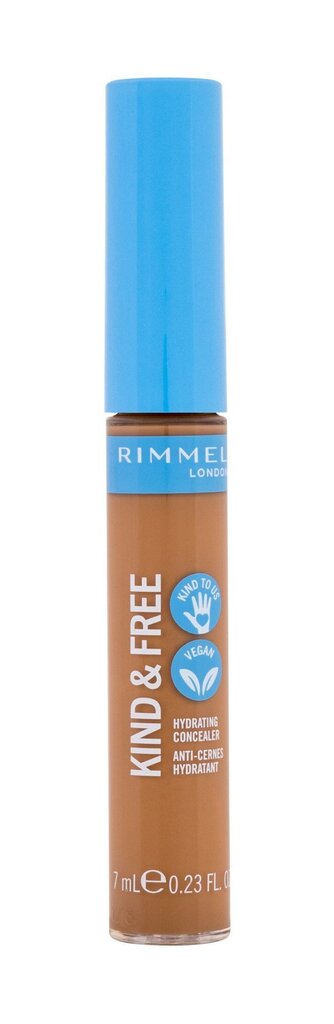 Peitevoide Rimmel London Kind & Free Hydrating Concealer, 050 Rich, 7 ml hinta ja tiedot | Meikkivoiteet ja puuterit | hobbyhall.fi