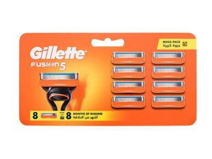 Parranajopäät Gillette Fusion5, 8 kpl. hinta ja tiedot | Parranajo ja karvanpoisto | hobbyhall.fi