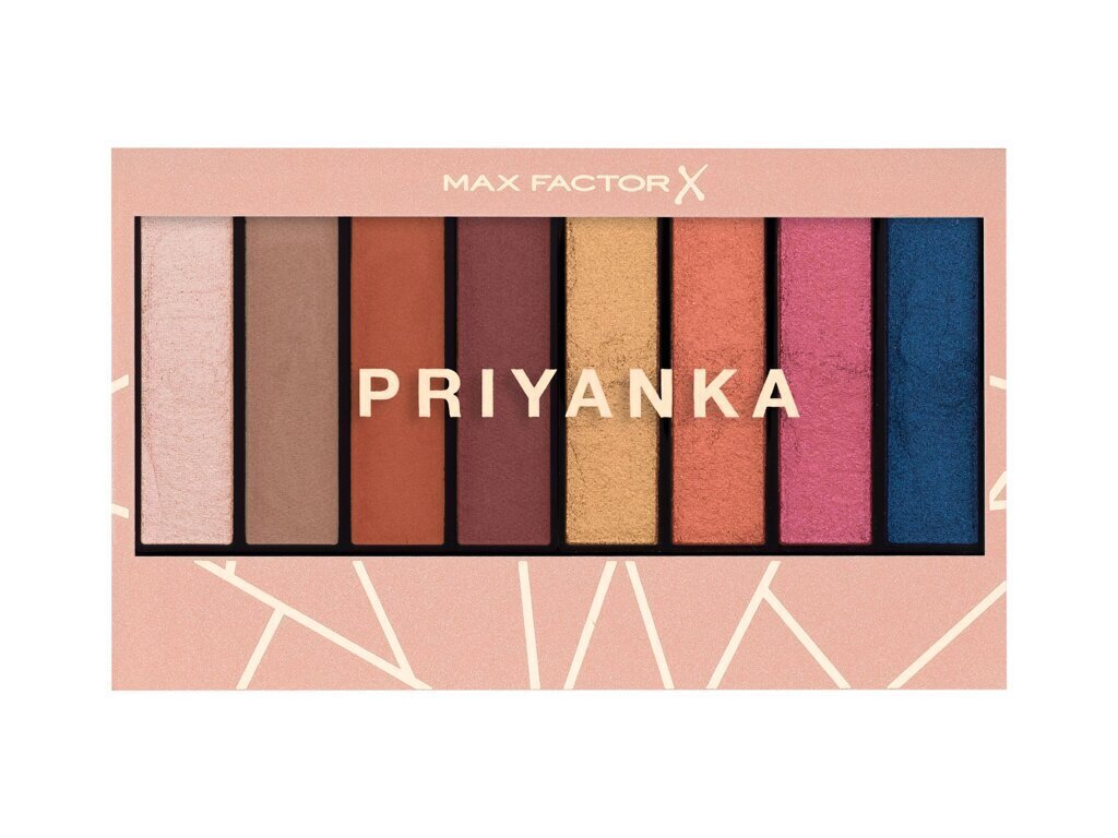 Luomiväripaletti Max Factor Priyanka Masterpiece Palette, 007 Fiery Terracotta, 6,5 g hinta ja tiedot | Silmämeikit | hobbyhall.fi