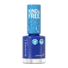 Kynsilakka Rimmel London Kind & Free, 169 Sapphire Soar, 8 ml hinta ja tiedot | Kynsilakat ja kynsienhoitotuotteet | hobbyhall.fi