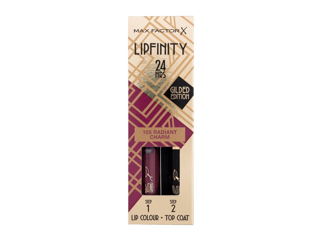 Huulipuna Max Factor Lipfinity Lip Color, 105 Radiant Charm, 4,2 g hinta ja tiedot | Huulipunat, huulikiillot ja huulirasvat | hobbyhall.fi