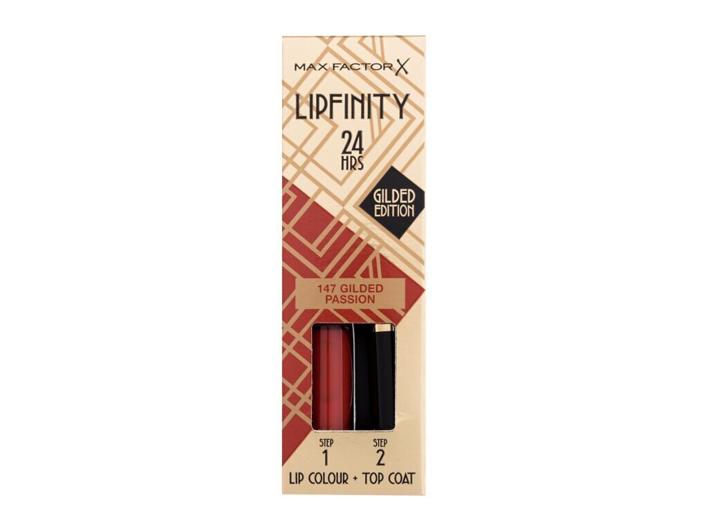 Huulipuna Max Factor Lipfinity Lip Color, 147 Gilded Passion, 4,2 g hinta ja tiedot | Huulipunat, huulikiillot ja huulirasvat | hobbyhall.fi