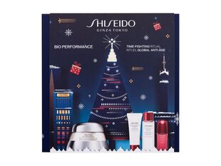 Shiseido Benefiance Holiday Kit naisille: ryppyjä tasoittava voide, 50 ml + Clarifying Cleansing Foam, 15 ml + tasapainottava hoitovoide, 30 ml + energisoiva aktivoiva seerumi, 10 ml hinta ja tiedot | Kasvovoiteet | hobbyhall.fi