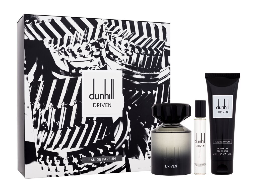 Setti Dunhill Driven miehille: parfum, 100+15 ml, + suihkugeeli, 90 ml hinta ja tiedot | Miesten hajuvedet | hobbyhall.fi