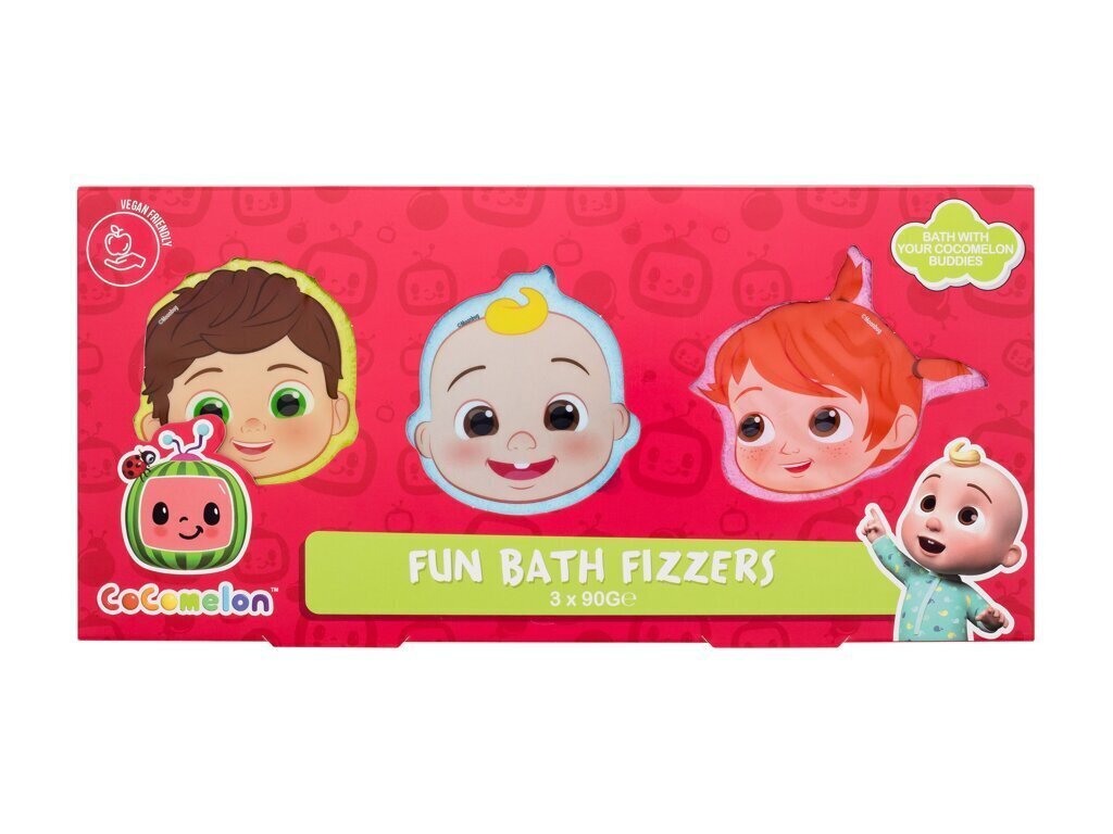 Kylpypallo Cocomelon Fun Bath Fizzers lapsille, 90 g hinta ja tiedot | Suihkusaippuat ja suihkugeelit | hobbyhall.fi