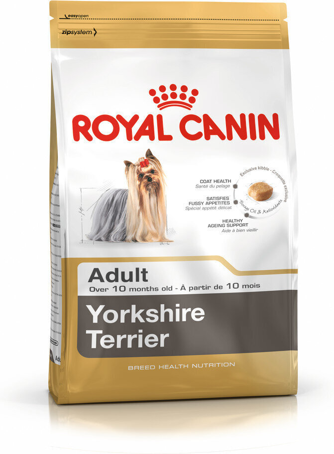 ROYAL CANIN BHN Yorkshiren terrieri aikuisille - koiran kuivaruoka - 3 kg hinta ja tiedot | Koiran kuivaruoka | hobbyhall.fi