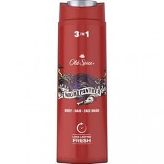 Shampoo-suihkugeeli Old Spice Night Panther, 400 ml hinta ja tiedot | Suihkusaippuat ja suihkugeelit | hobbyhall.fi