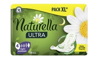 Terveyssiteet Naturella Ultra Night, 28 kpl hinta ja tiedot | Tamponit ja terveyssiteet | hobbyhall.fi