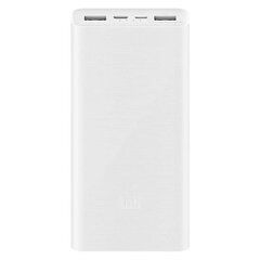 Xiaomi MI Power Bank 3 20000mAh 18W VXN4258CN White hinta ja tiedot | Varavirtalähteet | hobbyhall.fi