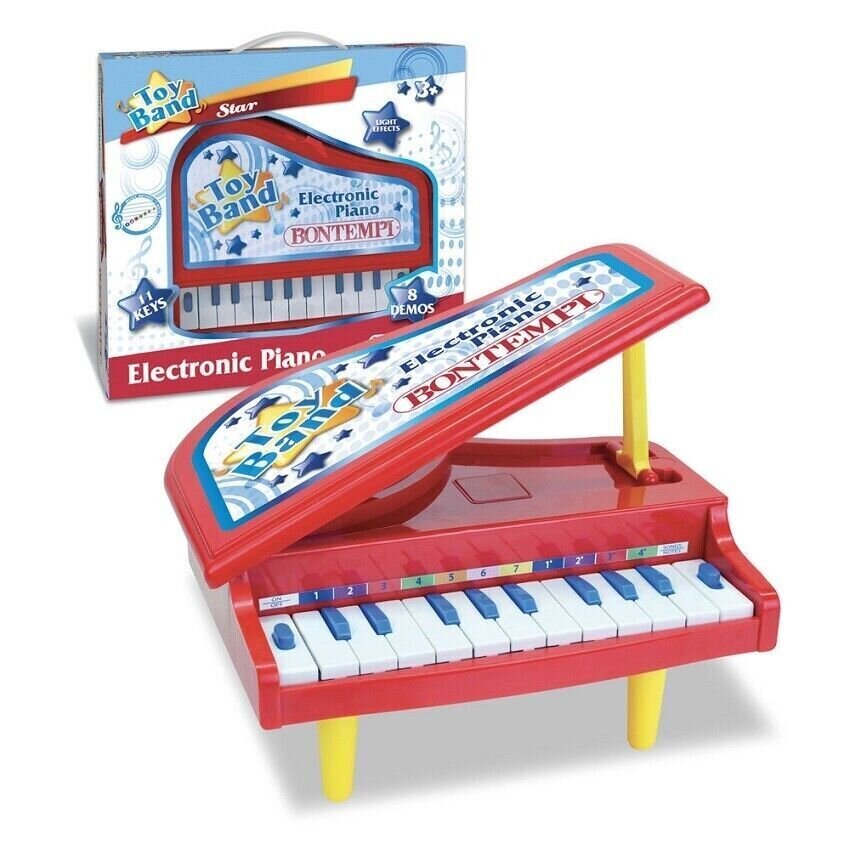 Lasten piano Bontempi, punainen hinta ja tiedot | Kehittävät lelut | hobbyhall.fi