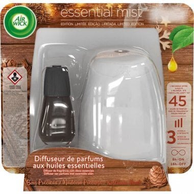 Ilmanraikastin Air Wick Essential Mist, arvokasta puuta